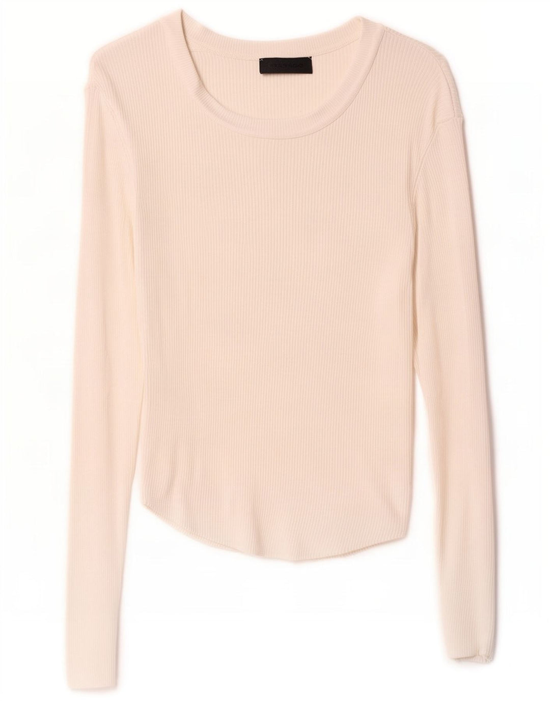 Zara Femme Top Manches Longues UK 12 Medium Blanc