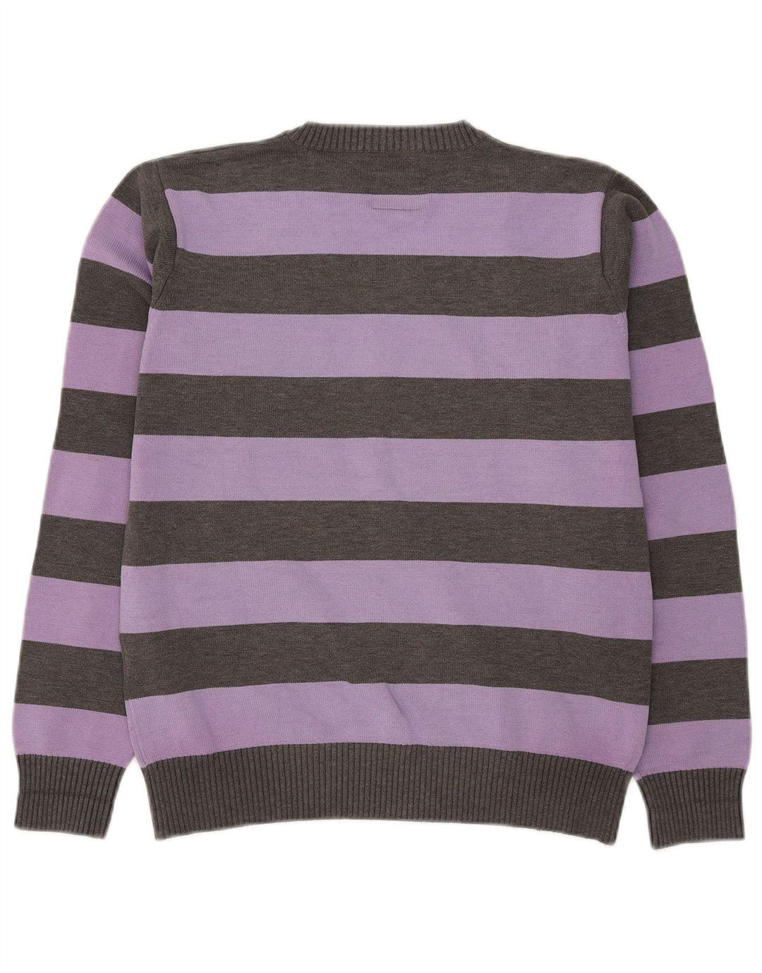 Jack & Jones Pull Col V Homme Rayé Violet Moyen