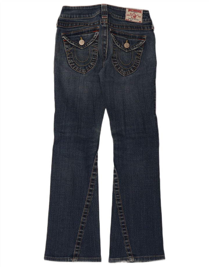 True Religion Jean Bootcut Femme W24 L27 Bleu Coton