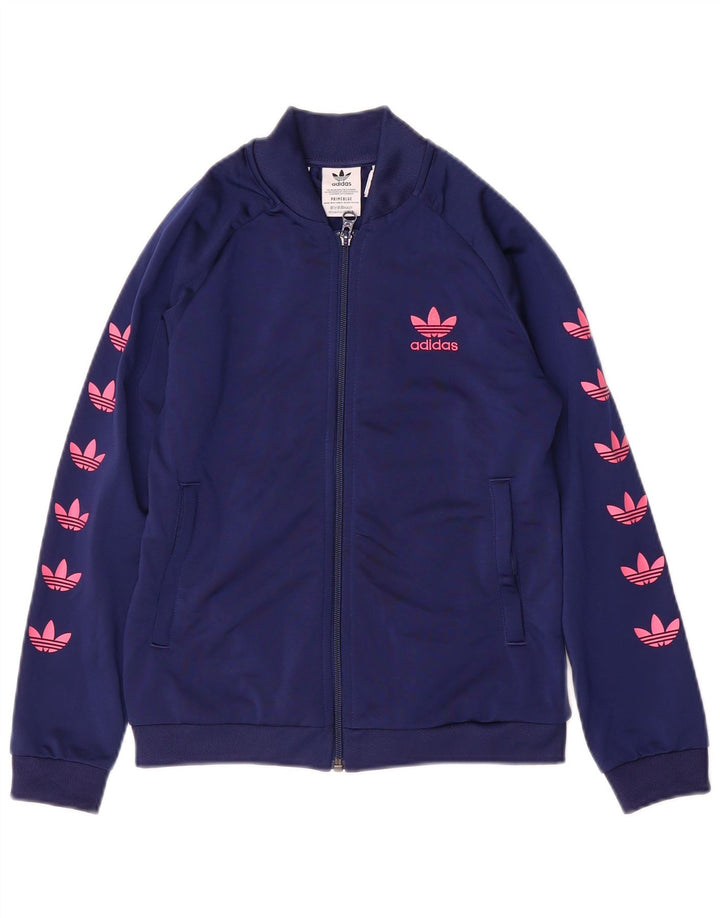 ADIDAS Veste de survêtement Prime Blue Graphic pour fille 9-10 ans Bleu marine
