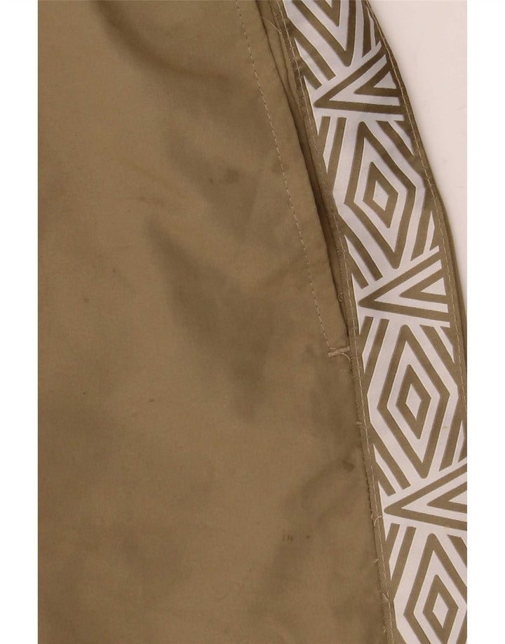 Umbro Short de Bain Graphique Homme Kaki Colorblock Large Polyester