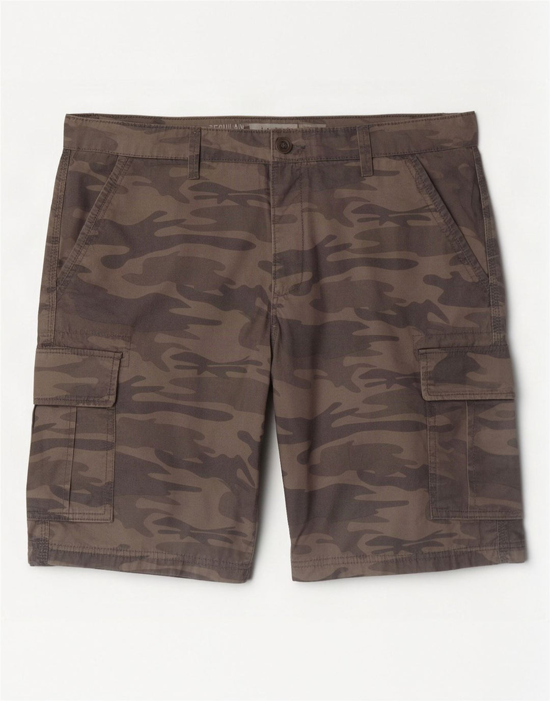 In Extenso Short Cargo Regular Homme W36 Grand Gris Camouflage Coton