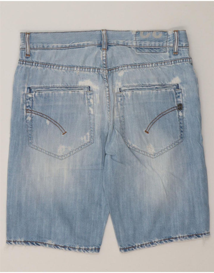 Dondup Short en jean vieilli W32 pour homme en coton bleu moyen