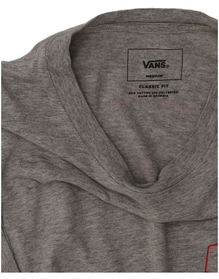 Vans T-shirt coupe classique pour homme en coton moucheté gris moyen