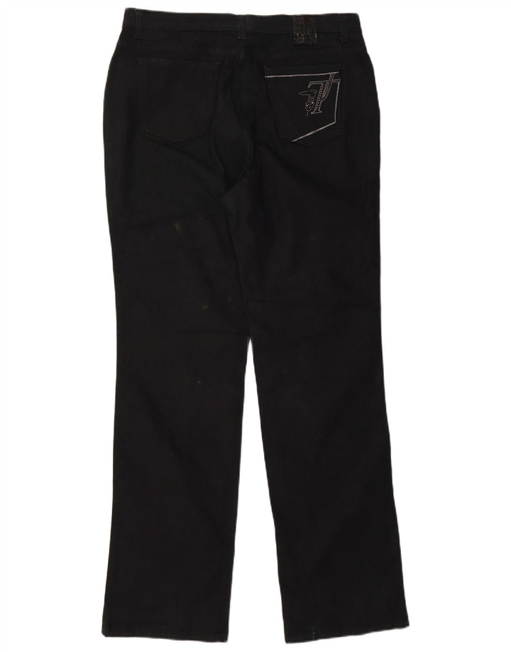 TRUSSARDI Jean Droit Homme W36 L33 Noir Coton