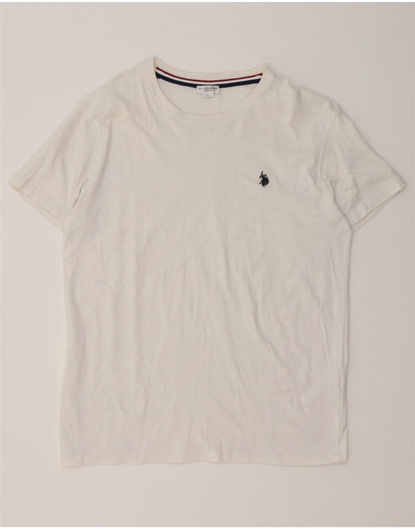 U.S. Polo Assn. T-Shirt Homme Haut Grand Coton Blanc