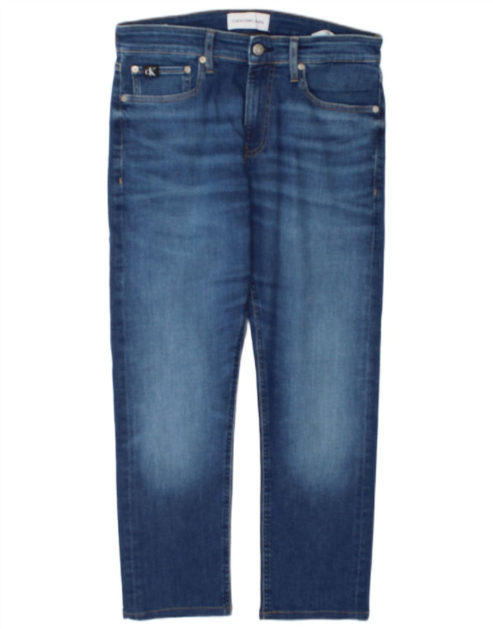Calvin Klein Jean droit W31 L27 homme bleu coton