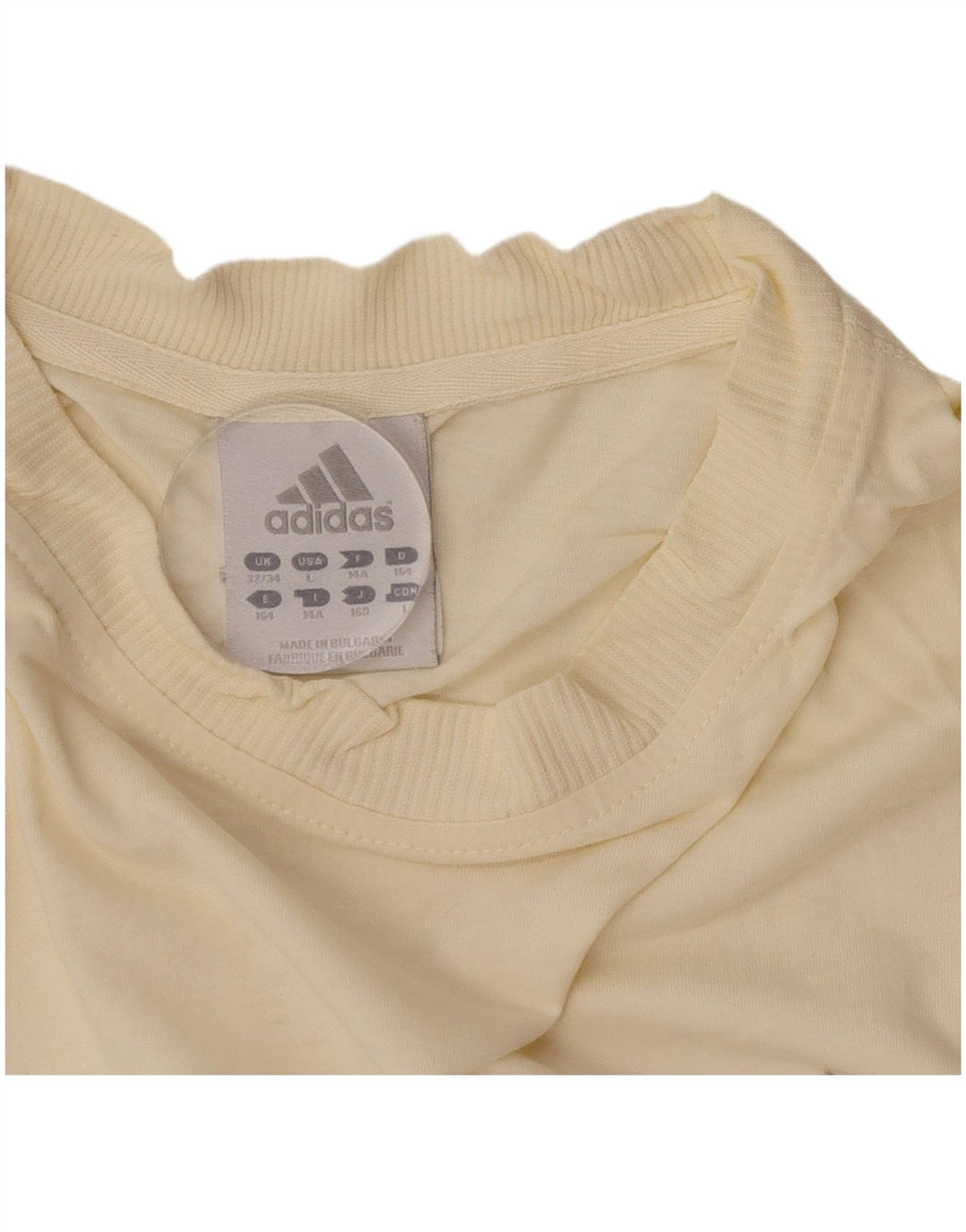 Adidas T-Shirt Top Garçon 13-14 ans Jaune