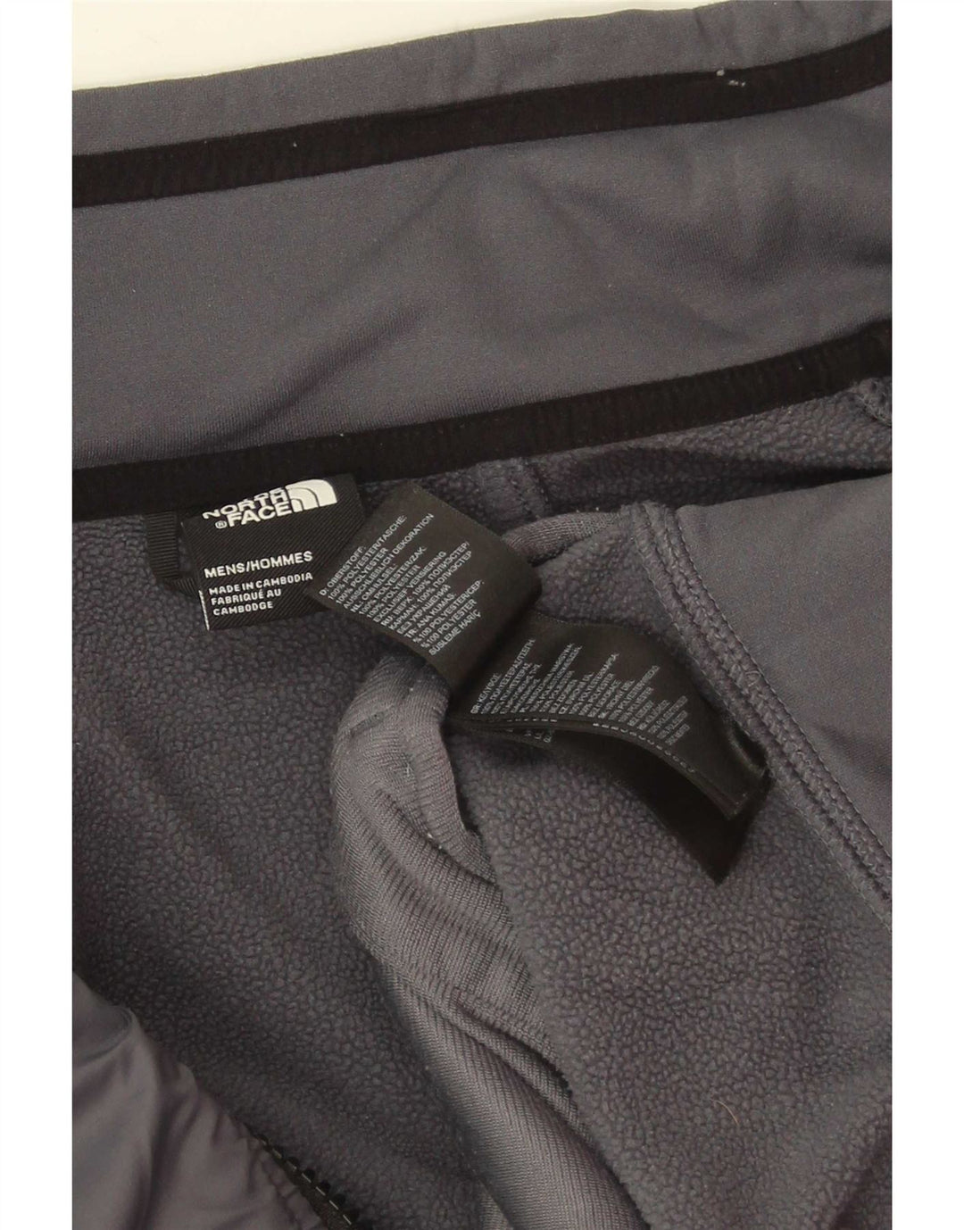 The North Face Veste de survêtement pour homme Petit gris Polyester