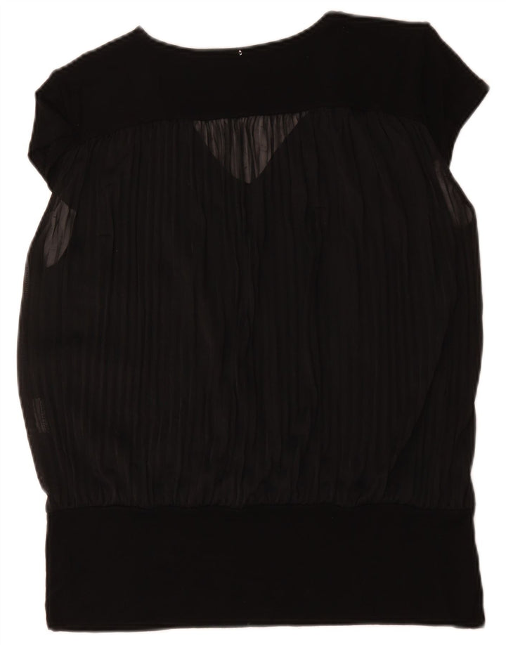Max Mara Chemisier pour femme UK 14 Large Noir