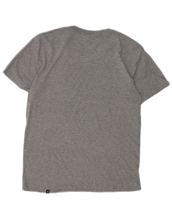 Hurley T-Shirt Homme Petit Gris Moucheté Coton