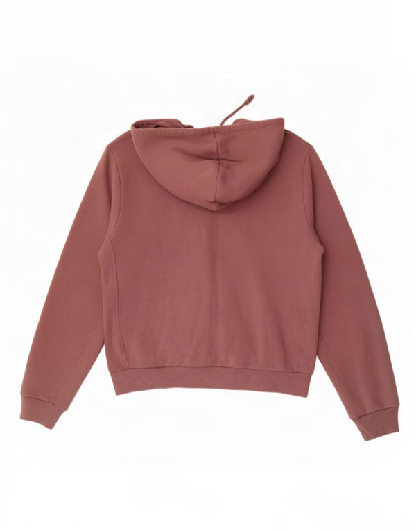 Adidas Pull à capuche zippé pour femme UK 16/18 Grand coton rose