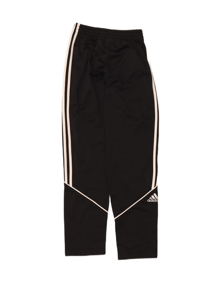 ADIDAS Boys Tracksuit Trousers 13-14 Years  Black Polyester