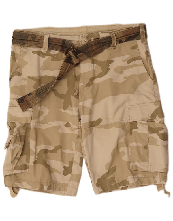 Brandit Short Cargo Homme 2XL W42 Beige Camouflage Coton