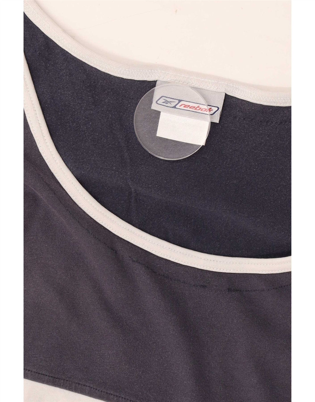 Reebok Débardeur XL Homme Bleu Marine Colourblock Cotton