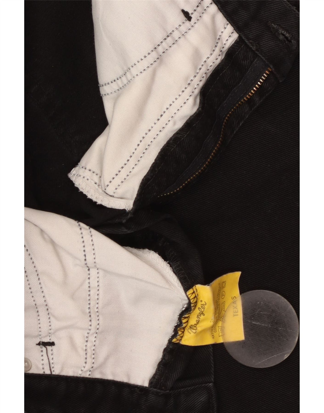 Wrangler Jean Droit Texas Homme W33 L34 Noir Coton