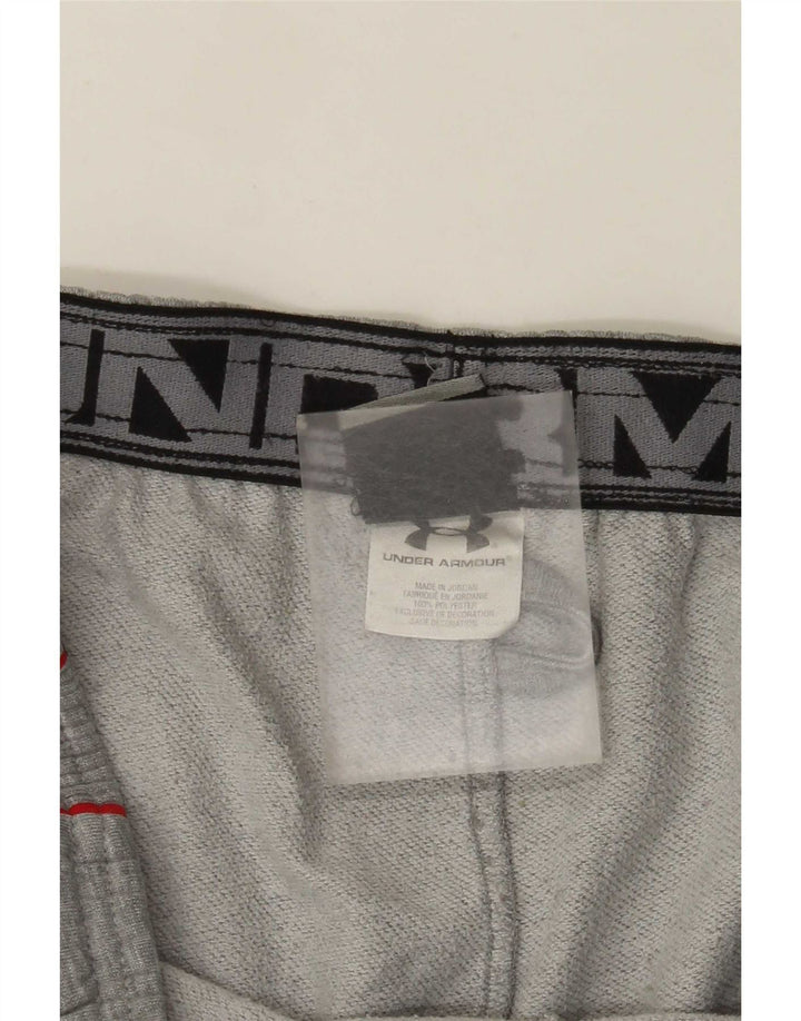 Under Armour Short de Sport Homme Large Gris Polyester