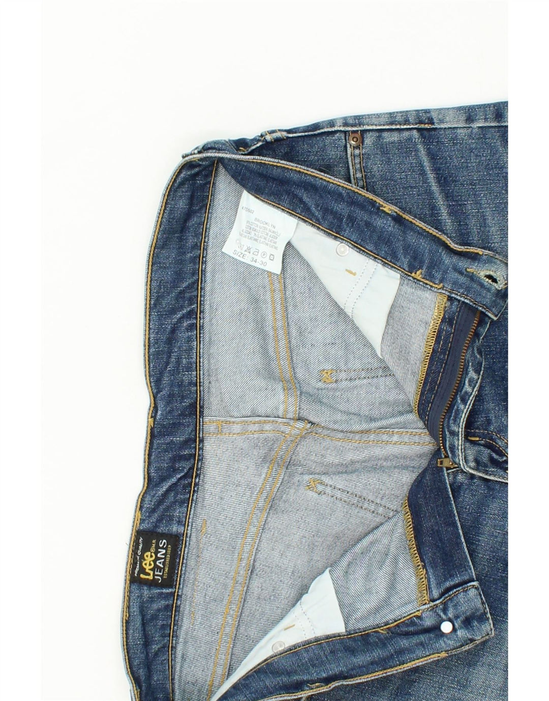 LEE Jean droit femme W34 L30 bleu coton