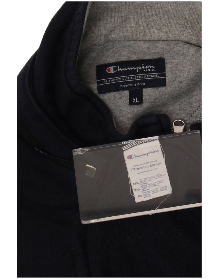 Champion Veste de Survêtement Homme XL Bleu Marine Coton