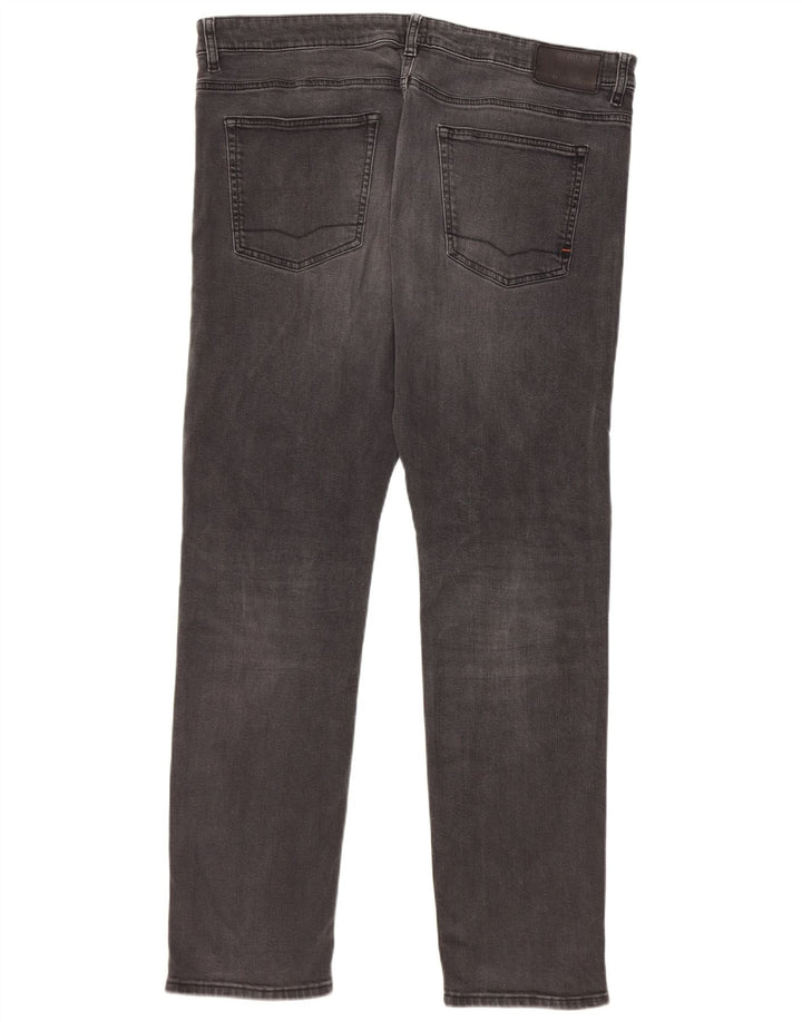 Hugo Boss Jean Slim Delaware W38 L34 Homme Gris Coton