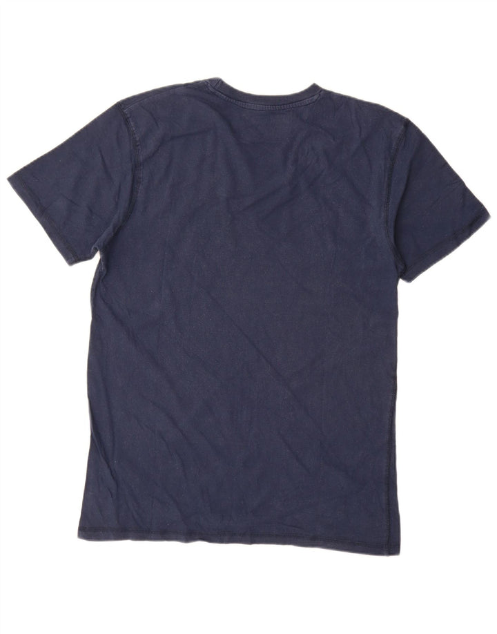 Hard Rock Cafe T-Shirt Graphique Homme Haut Bleu Marine Moyen Coton