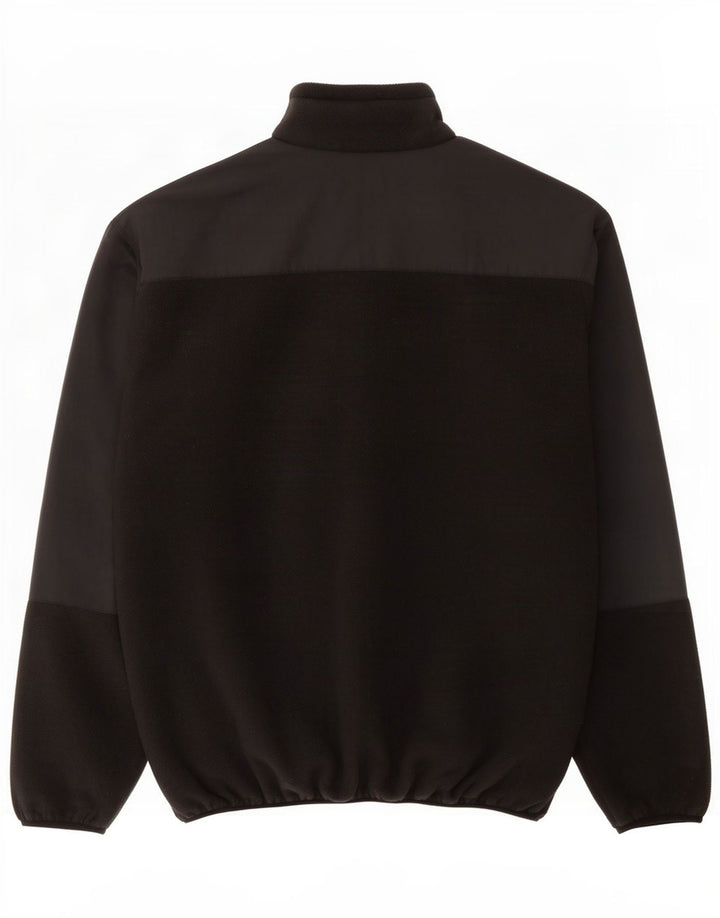 Dickies Pull polaire à col boutonné pour homme Petit Noir Polyester