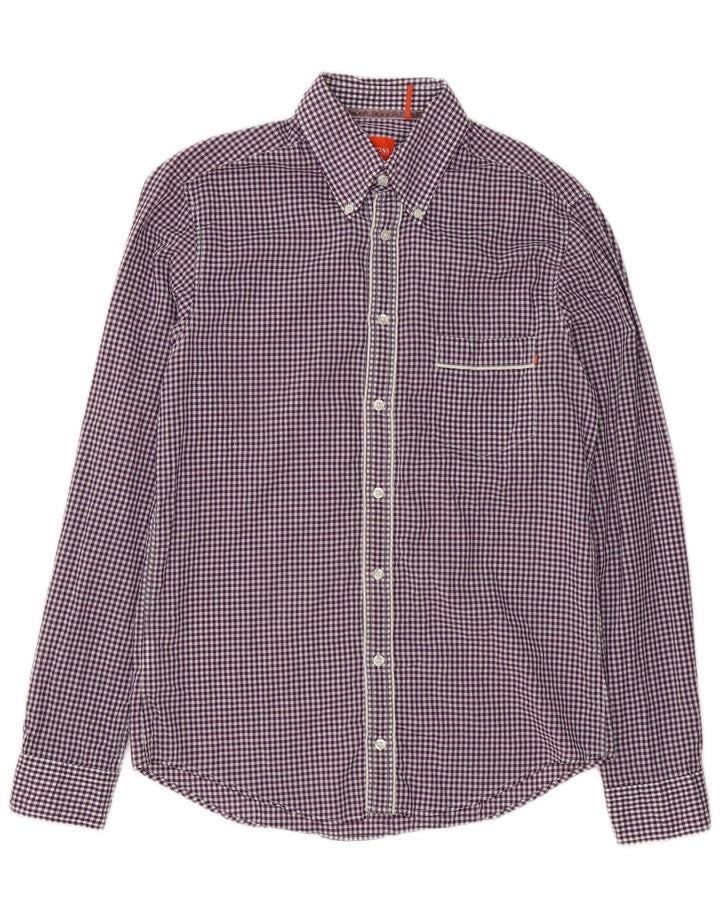 Superdry Chemise Homme Violet Moyen Vichy Coton