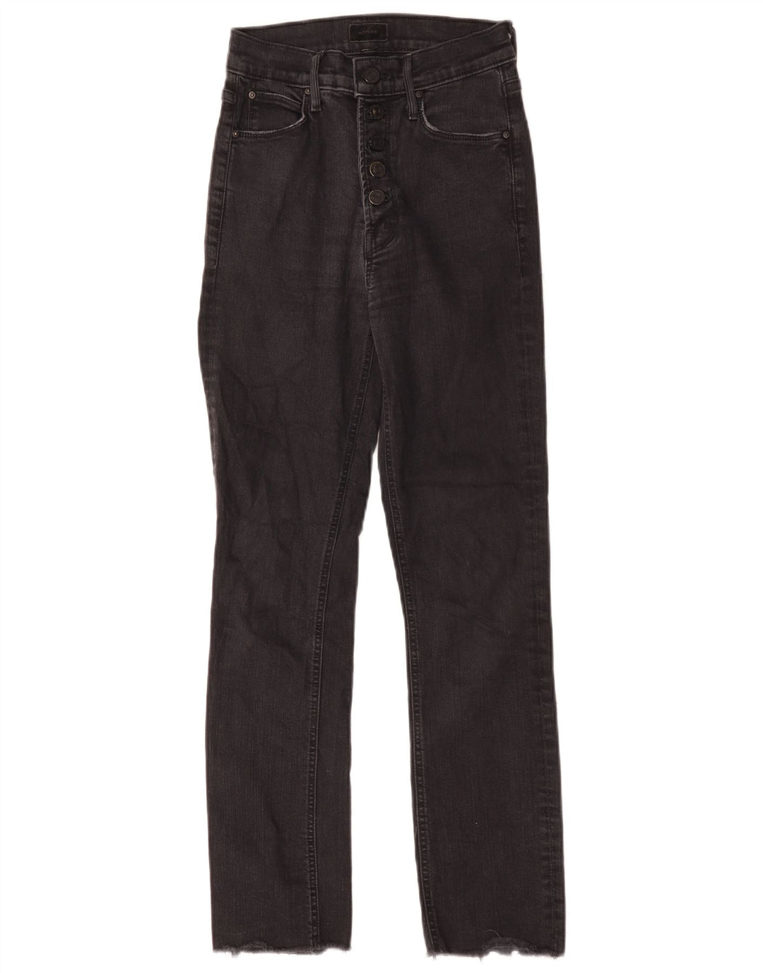 Jeans Slim Femme Mother W25 L27 Coton Noir