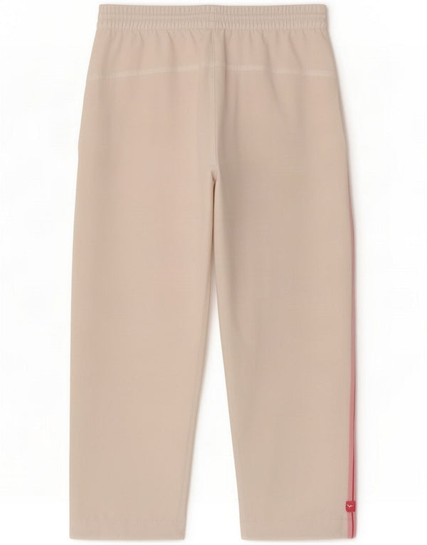 Puma Pantalon de survêtement Capri pour femme UK 8 Small White Colourblock Cotton
