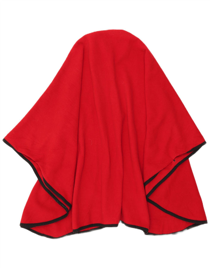 Manteau Poncho Femme Vintage Taille Unique Rouge