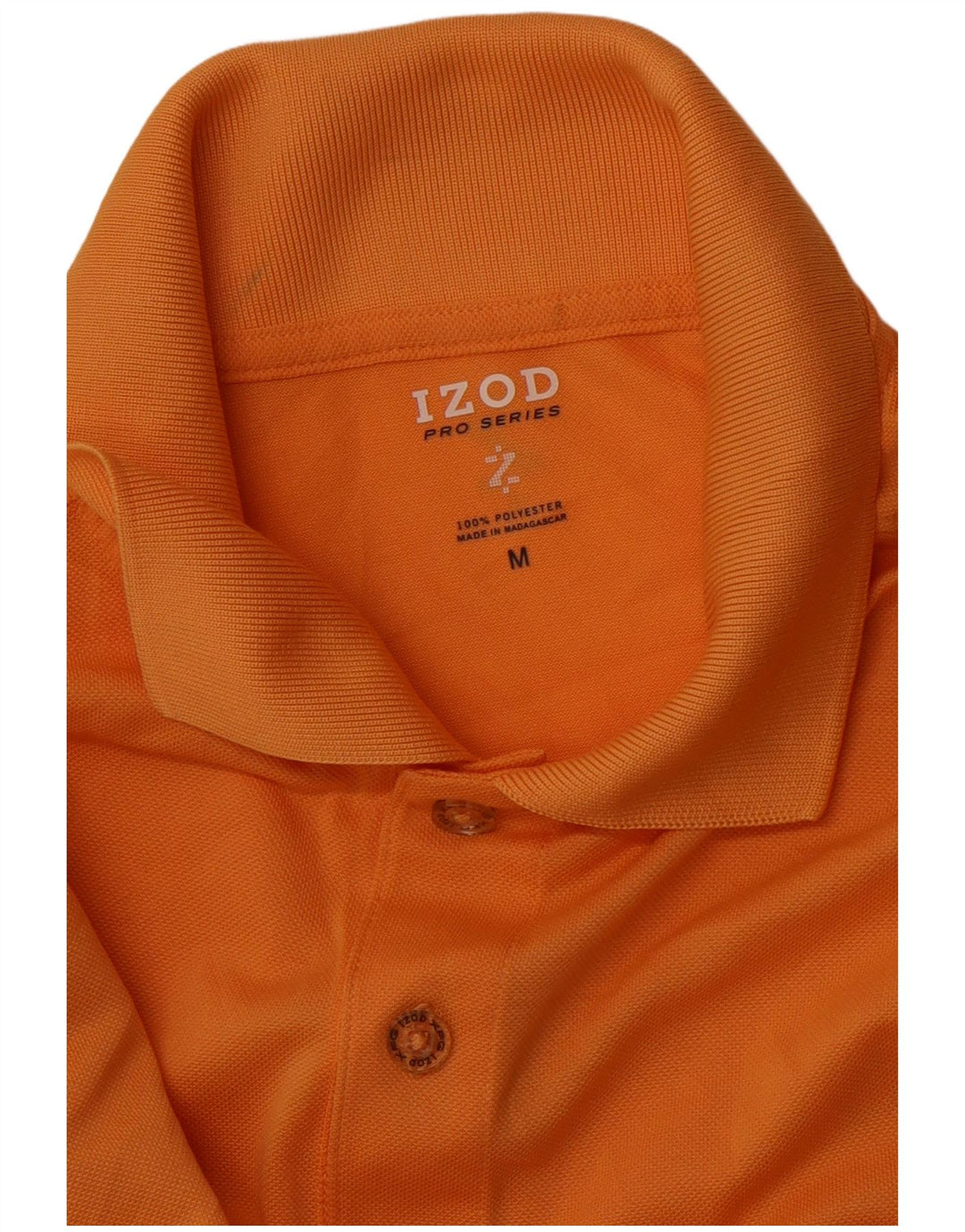 IZOD Polo Homme Orange Moyen Polyester