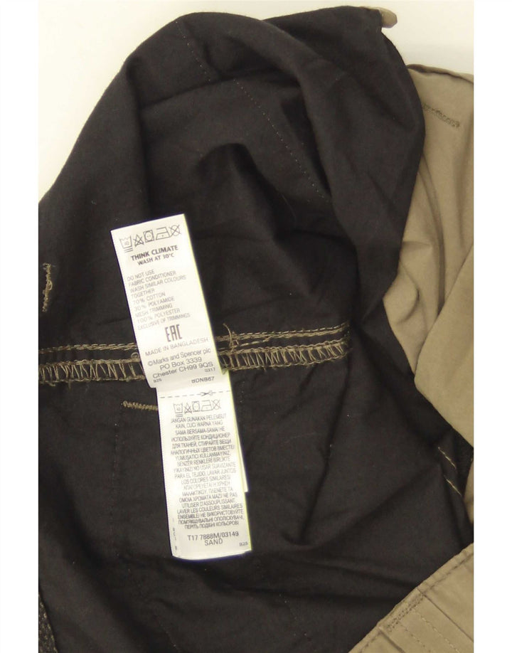Marks & Spencer Short cargo pour homme W34 en coton kaki Taille L