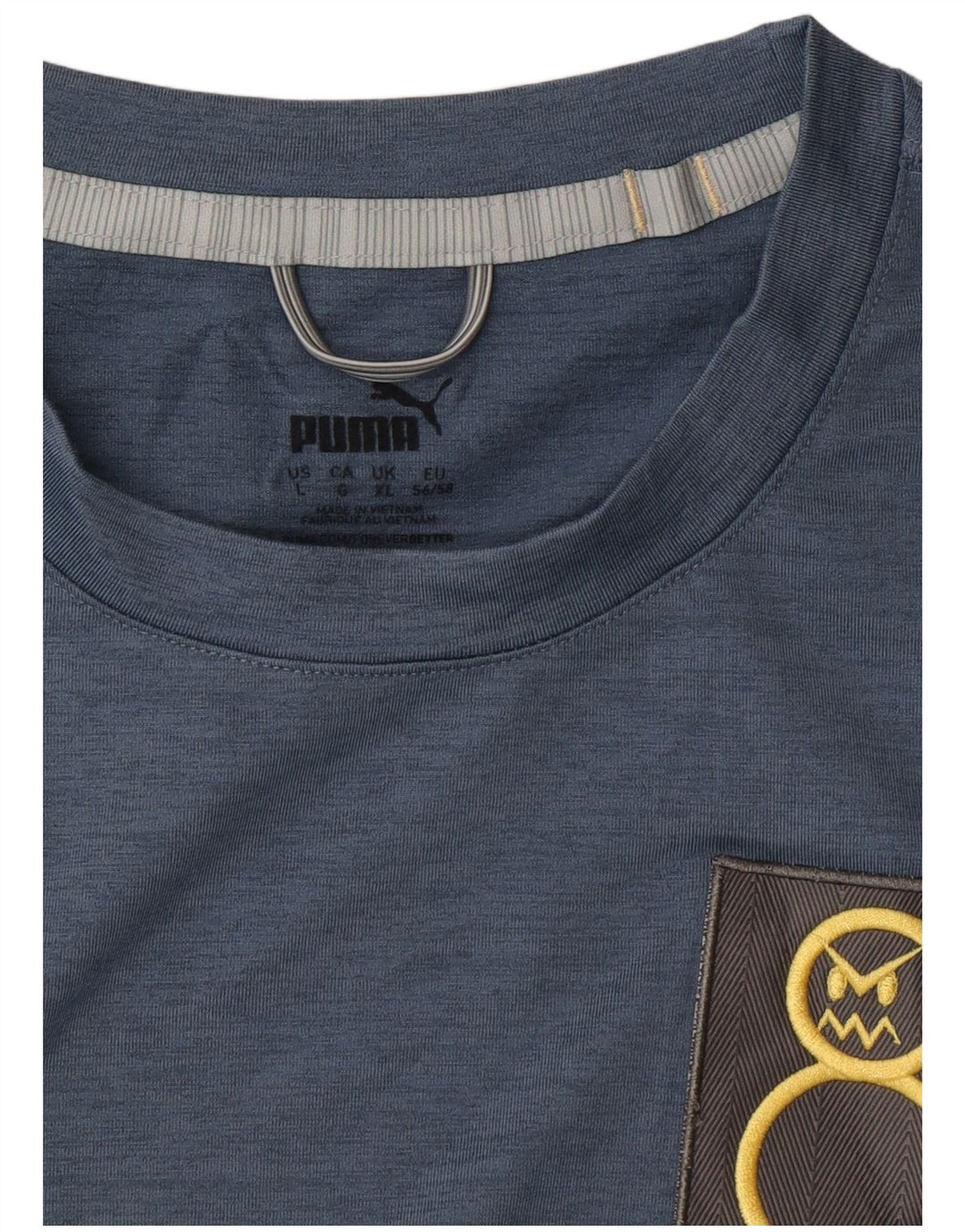 PUMA Sweat-Shirt Graphique Homme XL Bleu Moucheté