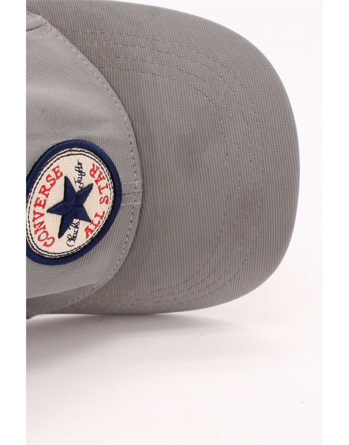 Converse Casquette de baseball graphique pour homme Taille unique Gris Coton