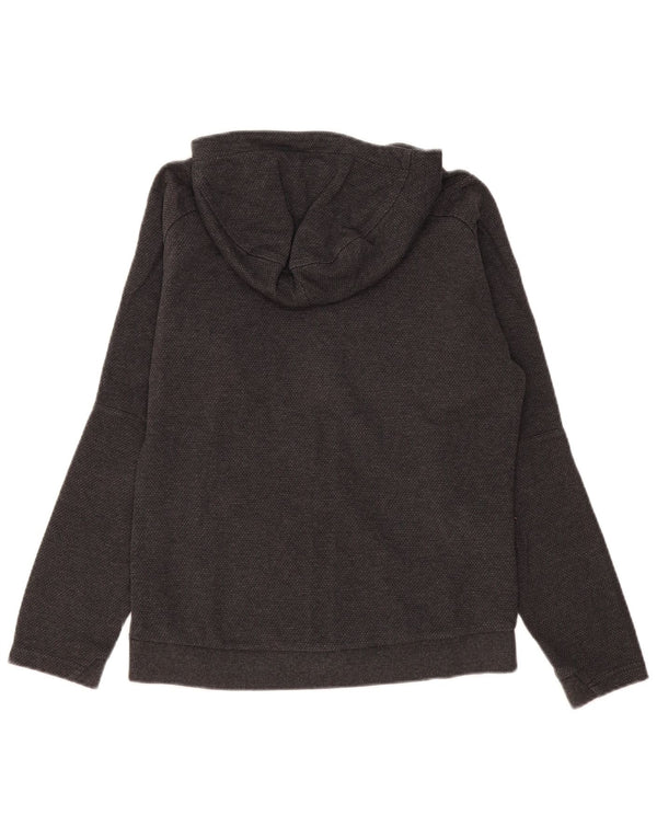 Puma Pull à capuche zippé Italia Graphic pour femme UK 12 Gris moyen Coton