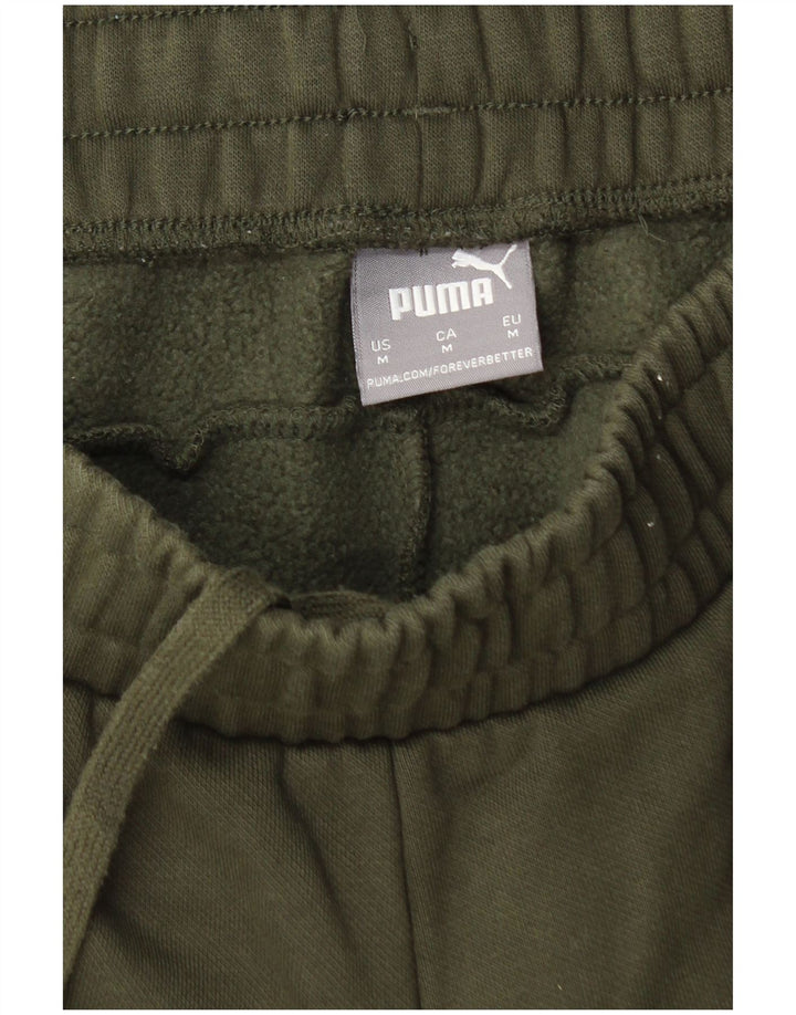 Puma Pantalon de Survêtement Joggers Homme Kaki Moyen Coton