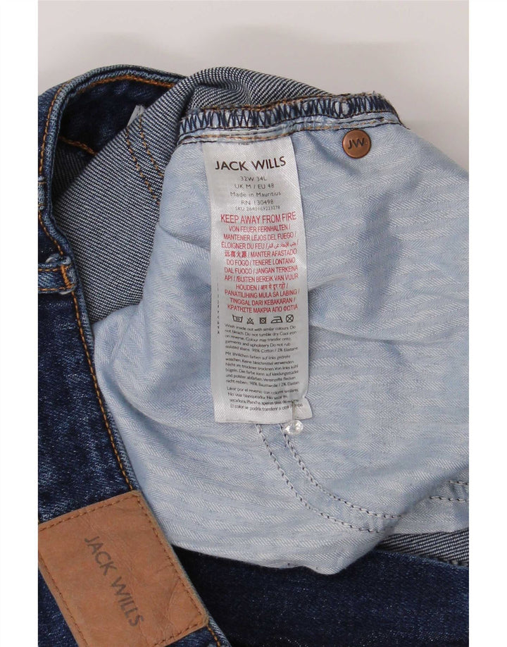 Jack Wills Jean Slim Homme W32 L30 Bleu Coton