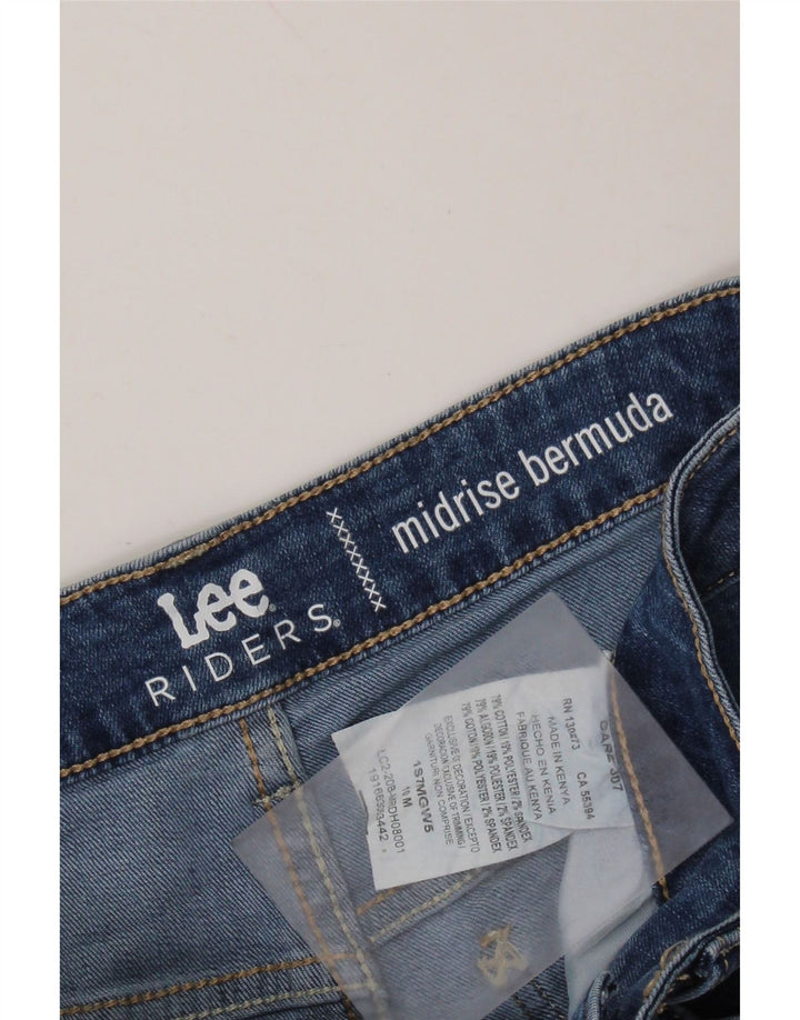 LEE Bermuda taille moyenne Riders pour femme US 10 Large W30 Bleu