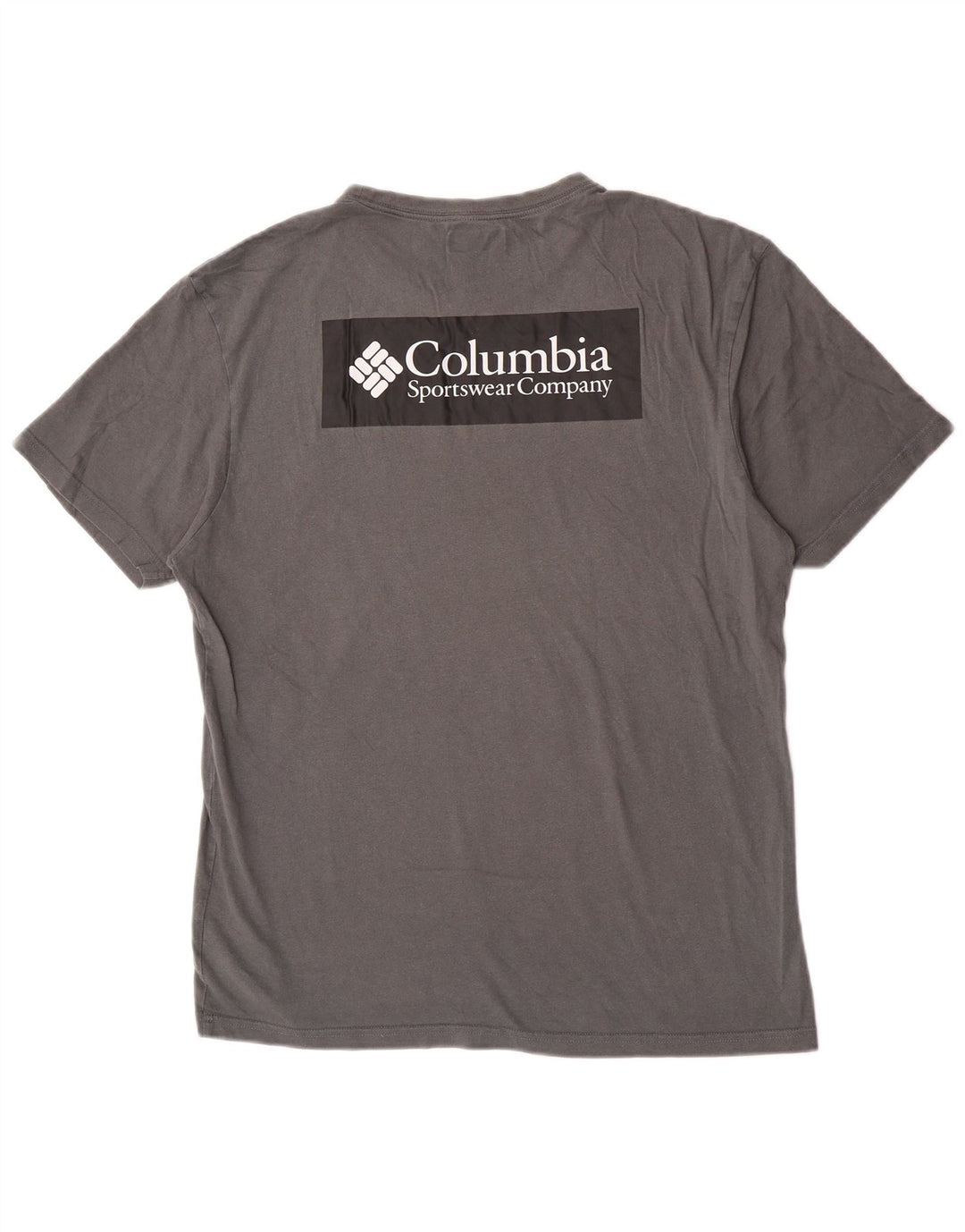Columbia Tee-Shirt Graphique Homme Gris Moyen Coton