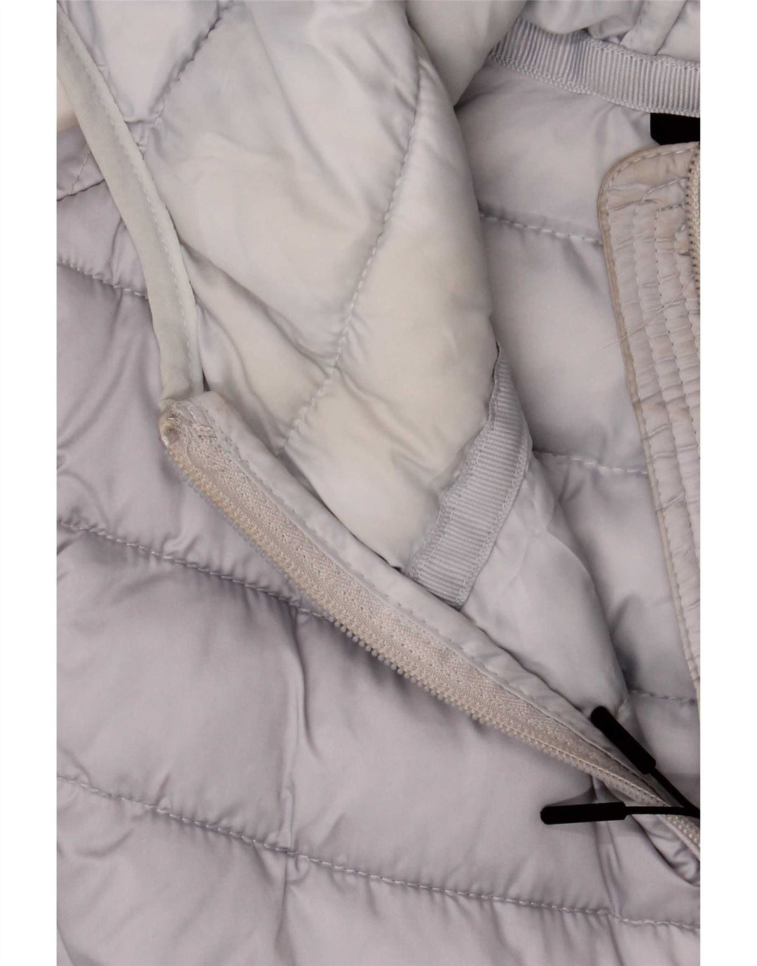 Napapijri Veste matelassée à capuche Geographic pour femme UK 14 Gris moyen