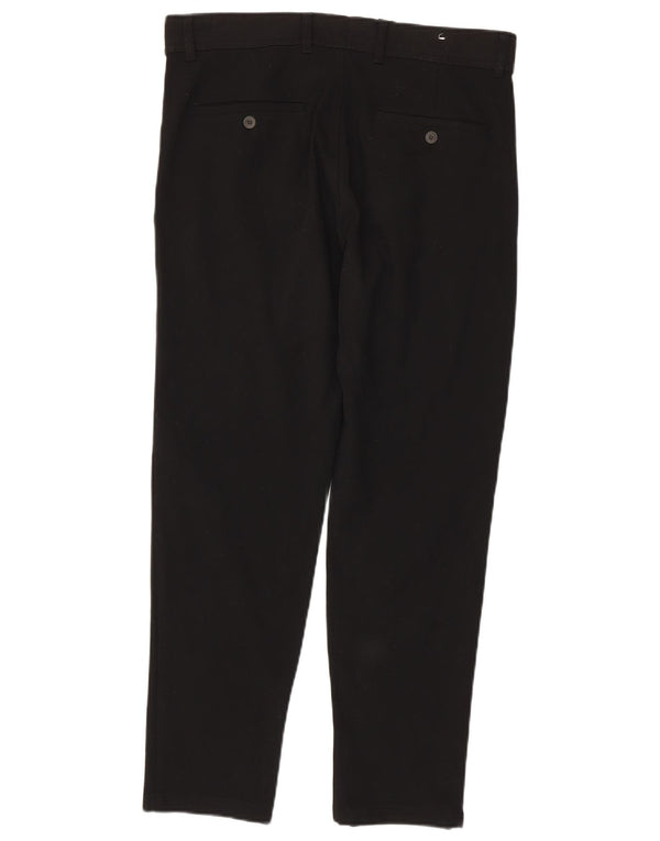 Zara Pantalon Chino Slim Homme EU 40 Medium W31 L29 Noir Polyester