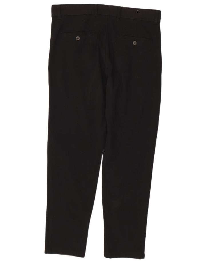 Zara Pantalon Chino Slim Homme EU 40 Medium W31 L29 Noir Polyester