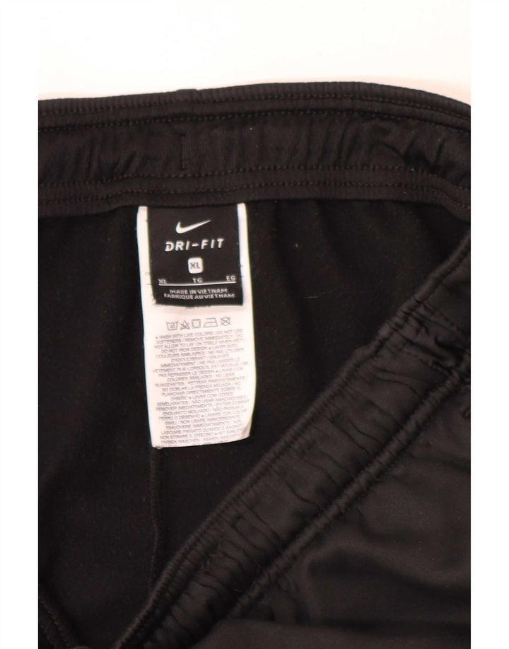 Nike Pantalon de survêtement Dri Fit pour homme XL Noir Polyester