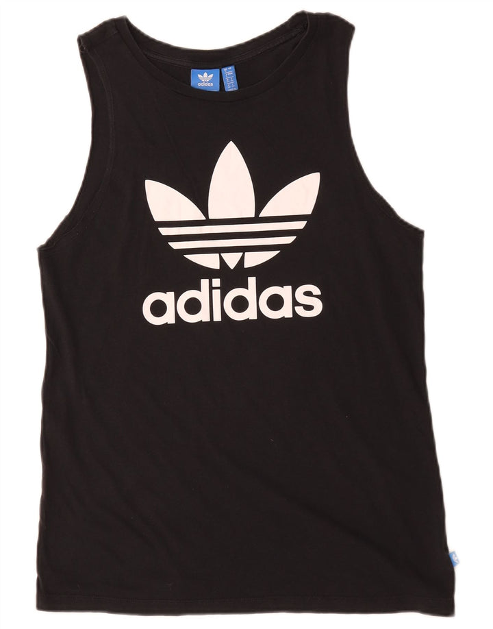 Adidas Débardeur graphique pour femme UK 8 Small Noir