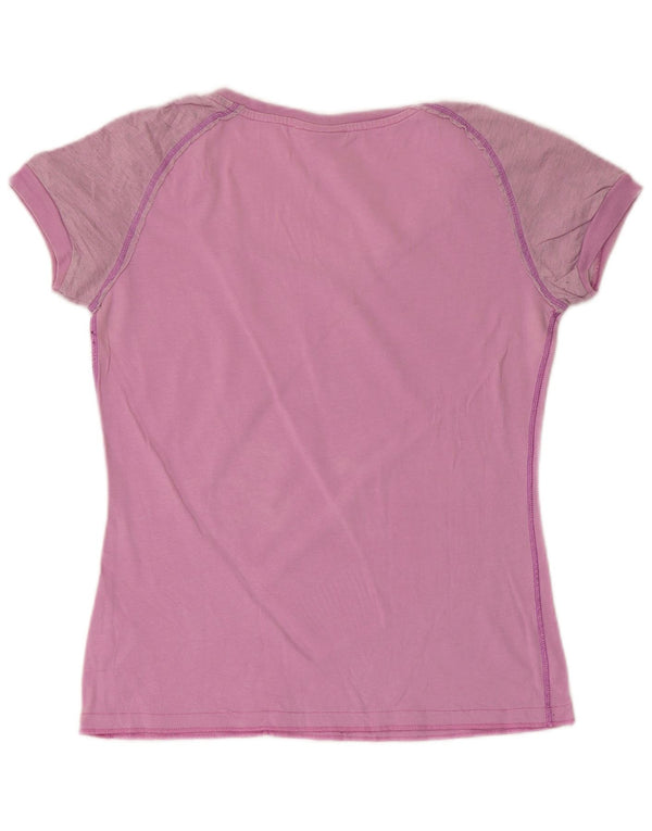 Champion T-Shirt Graphique Femme UK 12 Rose Moyen