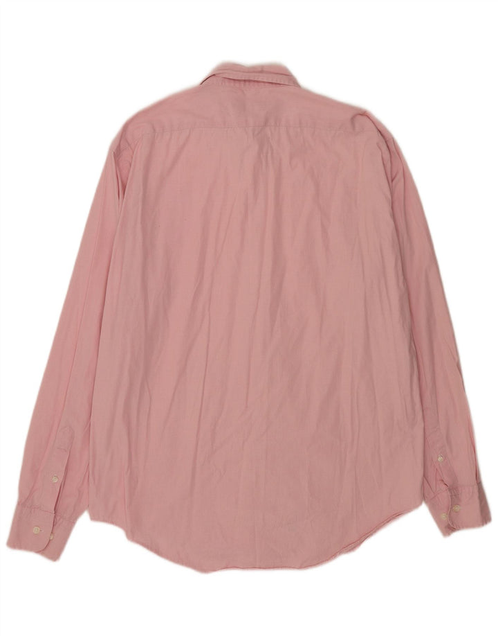 Massimo Dutti Chemise Homme Taille 44 XL Rose Coton