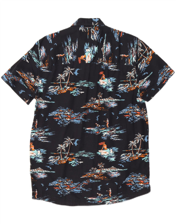 O'Neill Chemise à manches courtes pour homme en coton noir moyen hawaïen