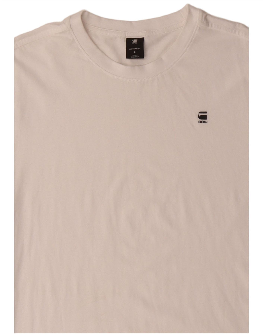 G-STAR T-Shirt Homme Haut Large Coton Blanc