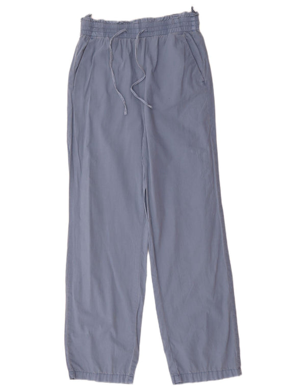 Marks & Spencer Pantalon décontracté coupe ample pour femme UK 8 Small W28 L29 Bleu