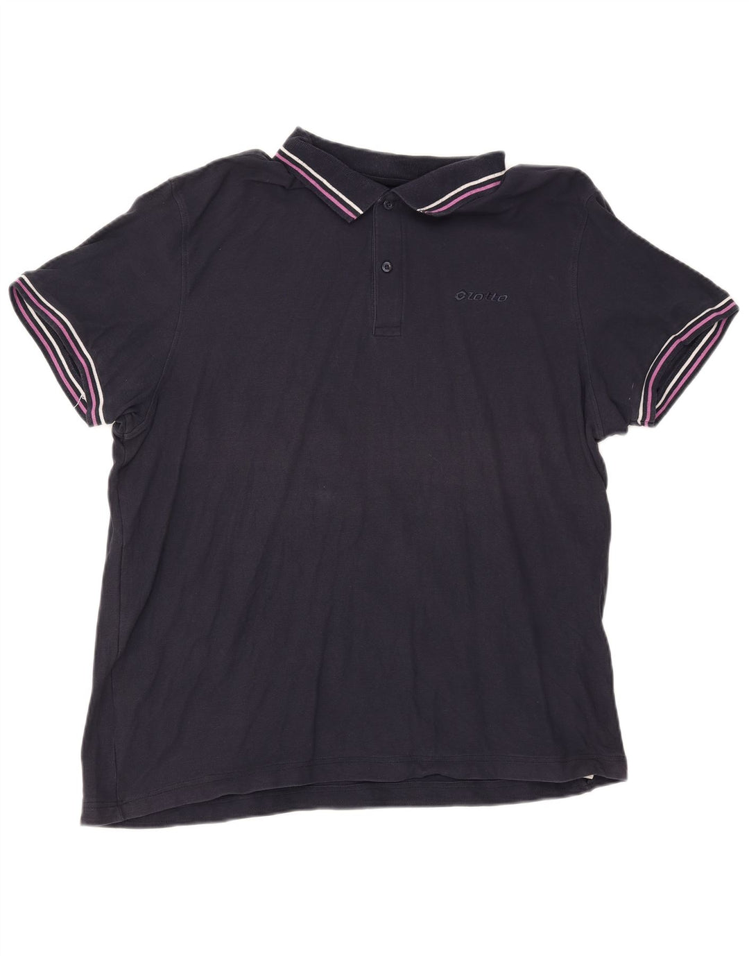 LOTTO Polo Homme 2XL Bleu Marine Coton